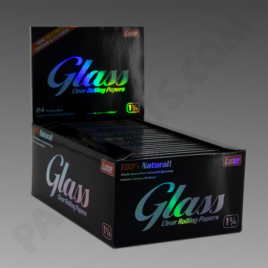 Glass 11/4 Clear Rolling Papers 24ct